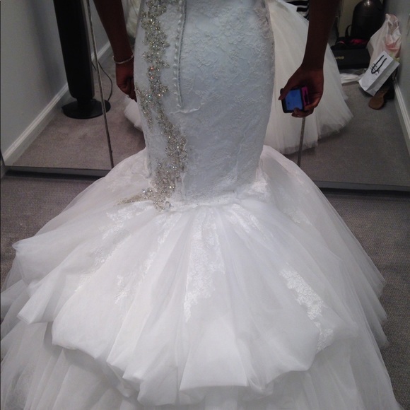 IVORY Mark Zunino Bridal Gown (MZ2-74519) - Picture 4 of 5